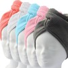 Elexacare Hair Turban Towel with Button, Pack of 2, Various