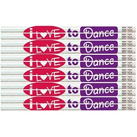 Express Pencils D1487 I Love to Dance - 36 Qty Package - Dancing Pencils