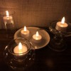 ENERJARY LED Tea Light Candles with Timer Flickering Flame 12pcs
