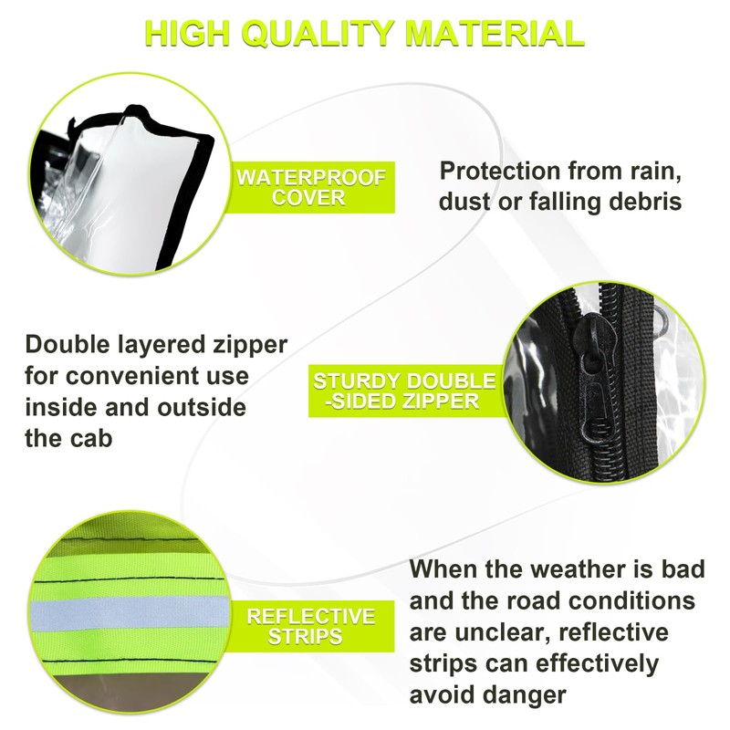 EBUY Forklift Cover Universal Fit for 8000 Lb, Forklift Cab