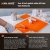 HANJKINZ 4 inch Paint Roller Kit, 20 Pack Small Paint