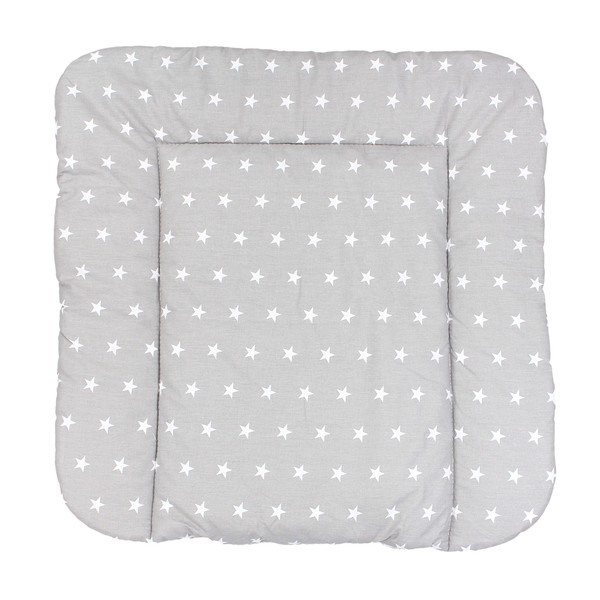 TupTam Baby Changing Mat with Cotton Cover Patterned - Grey
