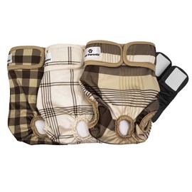 Pet Parents® Washable Dog Diapers (3pack) + Extendrs® of Durable Doggie Diapers, Premium Dog Diapers Female & Male (X-Large, Oxford)