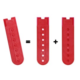 PENTA ANGEL Replacement Snapback Strap for Baseball Cap Cowboy Hats 9 Pairs 7 Holes Snapback Extender Hat Strap Clip Hats Repair Fasteners Buckle Strap (Mixed Color)