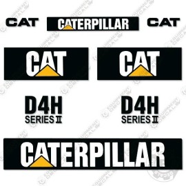 Aftermarket Fits Caterpillar D4H Series II Decal Kit Bulldozer Replacement Decals