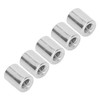 50Pcs Round Connector Nut M4 X 0.7-8-L10mm Female Thread Coupling