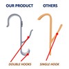 Towel Hooks Radiator Towel Warmer Bathroom 6 Pieces: Bathroom Accessories,