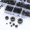 215 Pcs Nylock Nuts, Self Locking Nuts, Nylon Insert Lock