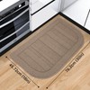 BEQHAUSE 30x18 Inch Kitchen Rug Mats, Durable Anti-Slip Absorbent Dirt-Resist...