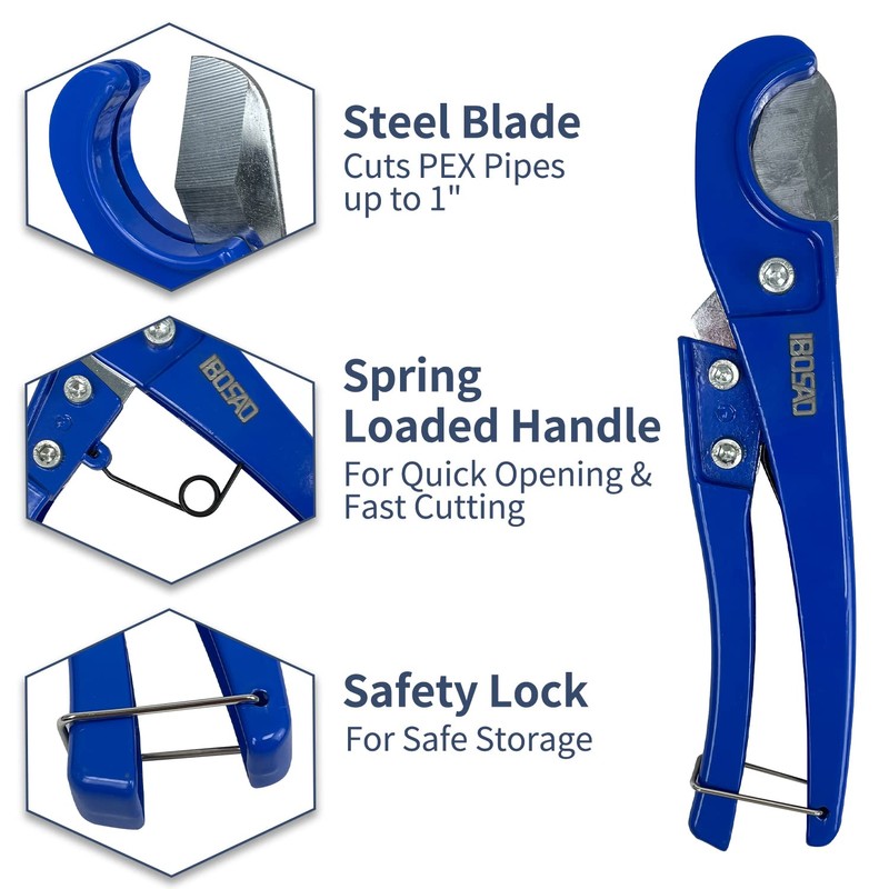 Sutekus PEX Cinch Tool Set For 3/8" to 1" Clamps