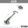 TERF® 150mm Heavy Duty Polished Chrome Cabin Door Hook and