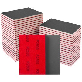 Shineboc 20 Pcs Grit Sanding Sponge Set,2500 Grit Flexible Foam Filled Sanding Pad,Wet And Dry Blocks Sandpapers Sheets for Wood & Metal,Railings,Furniture Polishing