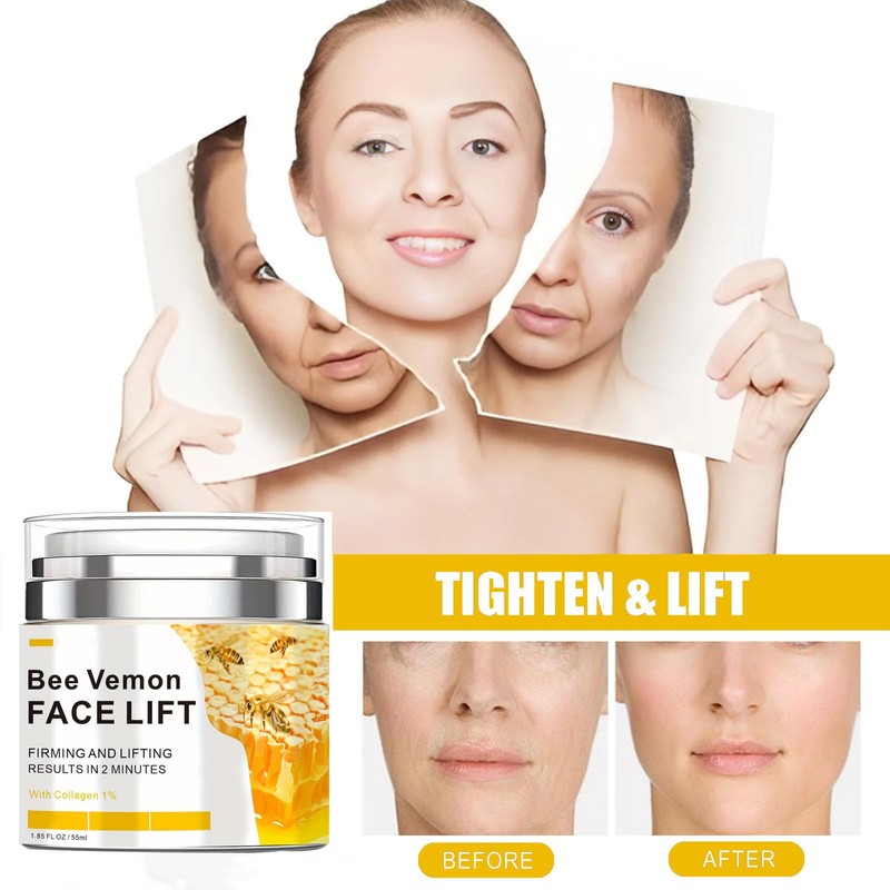 Krmspe Bee Venom Cream, Bee Venom Face Lift Cream for