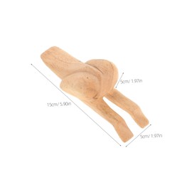 Gadpiparty Wooden Door Stopper Funny Shape Wedge Easy Installation for Home Office Hotel Noise Reducing Wall Protecting Door Block Decorative Accessory