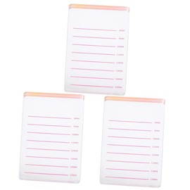 Beavorty 3pcs False Lash Pallet Lash Extension Holder Eyelash Extension Glue Bed for Professionals