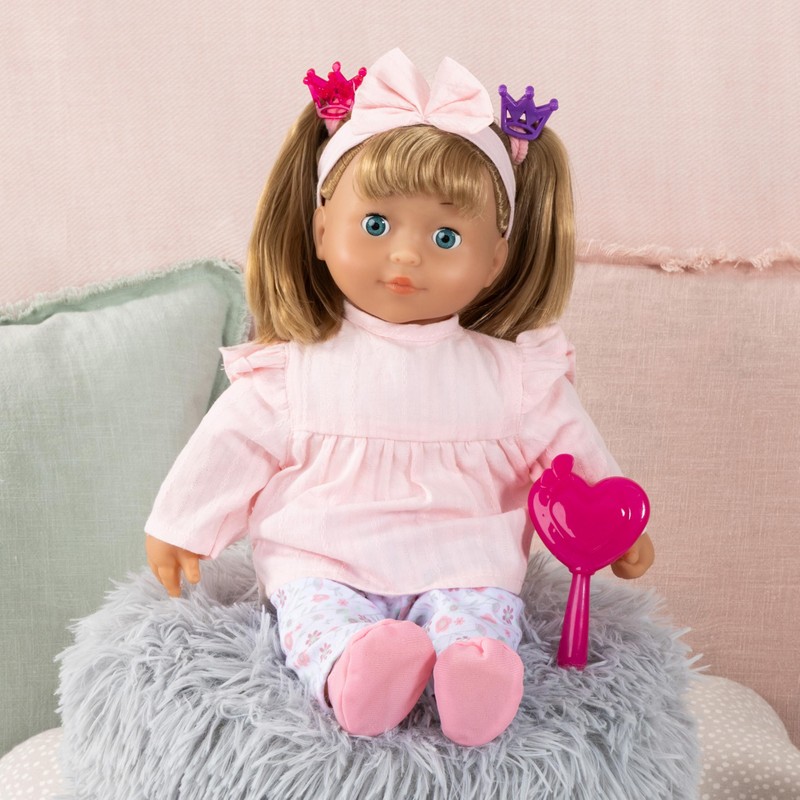 Bayer Design 93834AK Doll with Hair, Function, Sleeping Eyes, Toy
