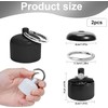 2 Pcs Ring Holder Keychain,Jewelry Holder for Storing Earrings Rings