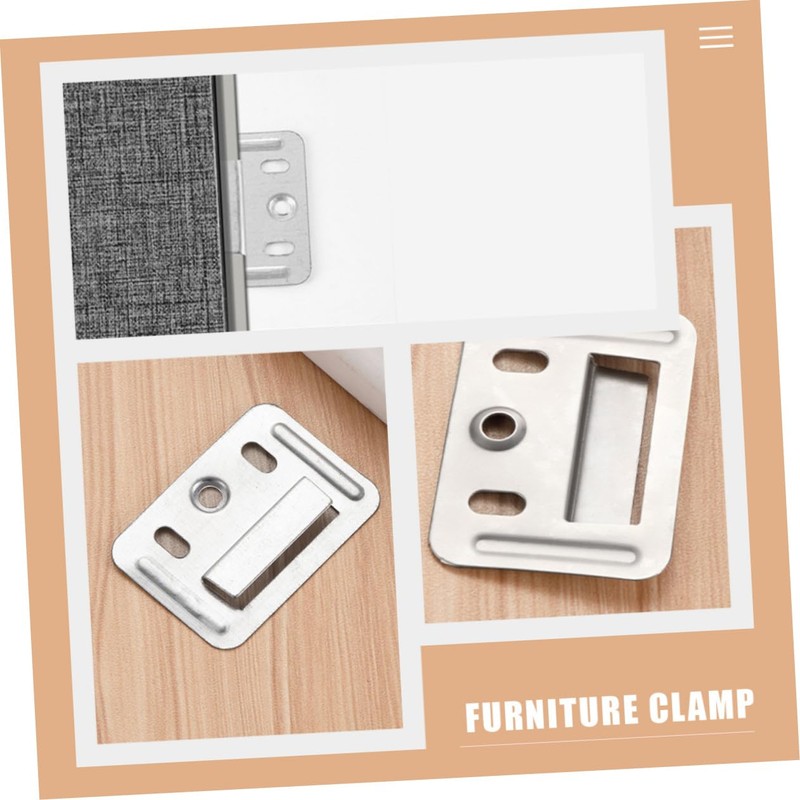 Gadpiparty Wpc Wall Panel Buckle 100pcs Stainless Steel Wall Panel