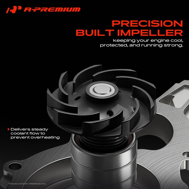 A-Premium Engine Water Pump (6.6L 7.0L) Compatible with Buick