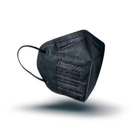 atemious PRO 2 BLACK FFP2 Mask, Black, Individually Packed, EN 149:2001+A1:2009 CE 2233 (1)