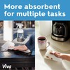 Viva Multi-Surface Cloth Paper Towels, Choose-A-Sheet Size, 3 Double Rolls,