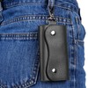 Generic Large Leather Key Case, Car Key Bag with 6