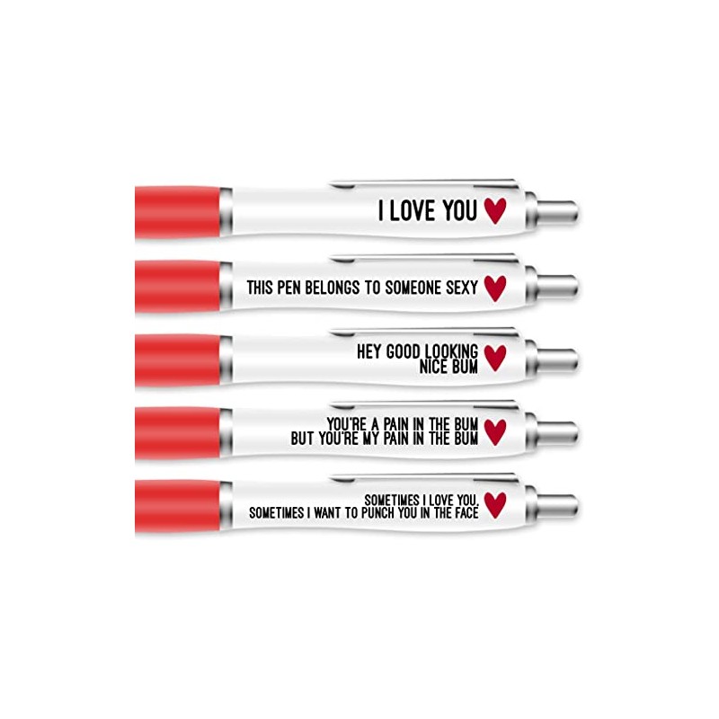 Silly Sentiments Nice Bum Pen Pack - Valentines Gift Pen