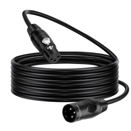 XLR Cable 1M, XLR Male to Female Balanced 3 PIN XLR Microphone Cable (Profesional/HiFi)