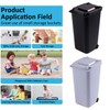 TAIANJI 2PCS Plastic Mini Wastebasket, Desktop Trash Can Desktop Bin