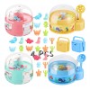 Dolores Mini Máquina Garra Dinosaurio Y Máquina Pesca Niños Juguetes
