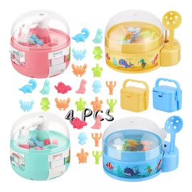 Dolores Mini Máquina Garra Dinosaurio Y Máquina Pesca Niños Juguetes
