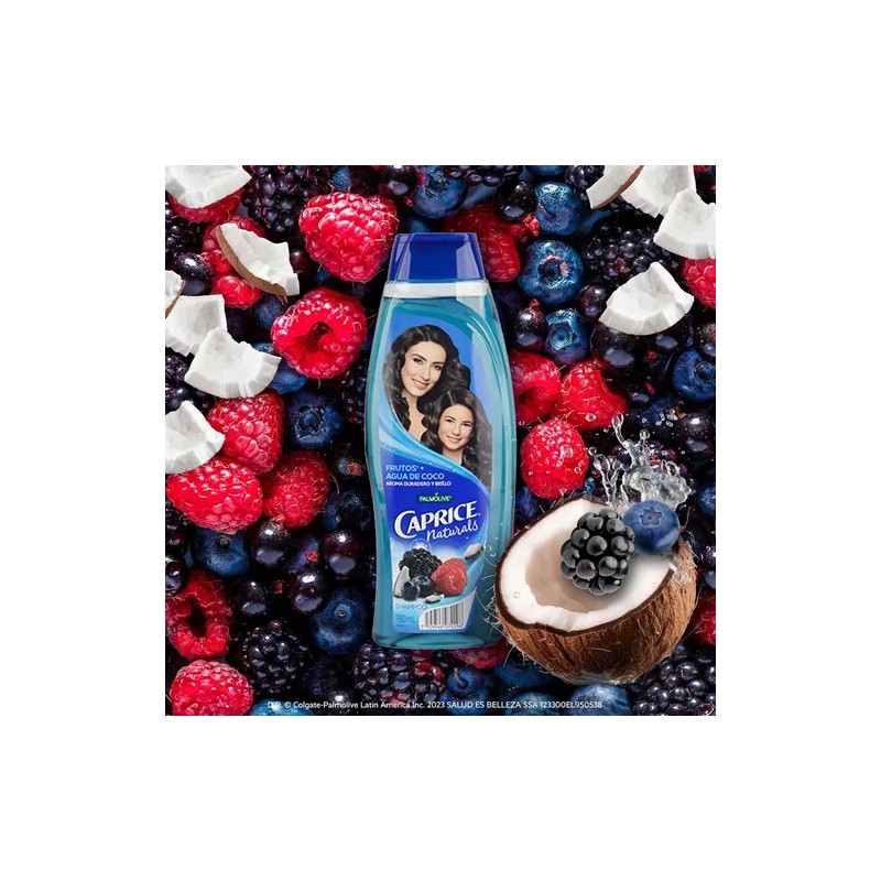 Shampoo Caprice Naturals Frutos Y Agua De Coco De 760