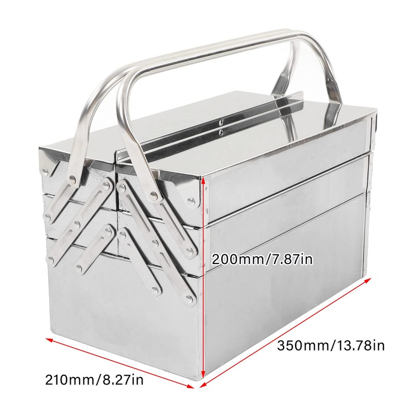 Cantilever Tool Box Organizer, Heavy Duty Metal Cantilever Tool Box