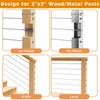 CELYND Invisible Cable Railing Kit - 50 Pack 1/8" T316