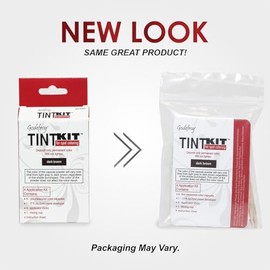 Kit de tinte Godefroy para cabello con cobertura total de canas, marrón oscuro, 4 Aplicaciones, retoque de raíces duradero para hombres y mujeres, cáp