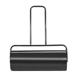 UJOYPAYD 36 x 12 Inch Tow Lawn Grass Roller,16 Gallons Push/Tow Behind Garden Drum Roller,Water/Sand Filled Steel Lawn Roller with U-Style Handle for Seeding Planting (Black)