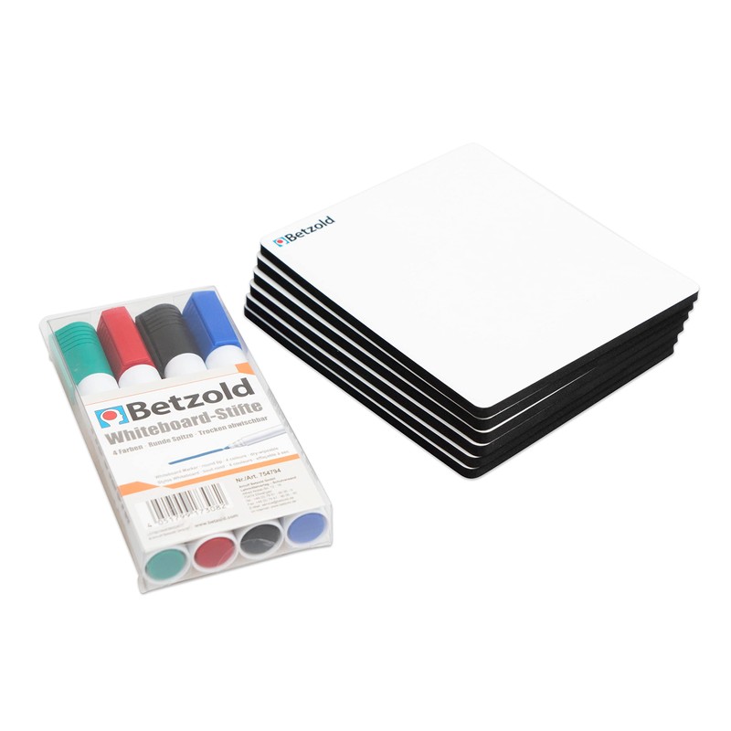 Betzold - Whiteboard set legal clerkship - magnetic marker wipe