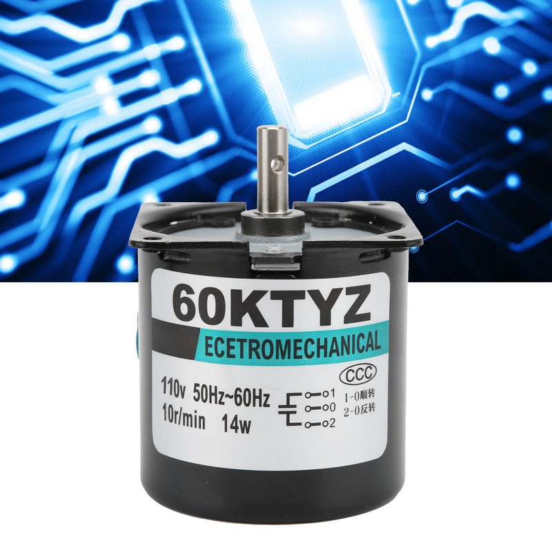 AC Synchronous Motor 14W Permanent Magnet 2Way High Torsion Central