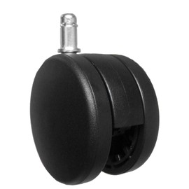 3" (75mm) Extra Large Replacement Office Chair Caster Rollers - Standard Wheel (Set of 5) - S5110
