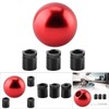 FTVOGUE Universal Manual Gear Shift Knob with 3 Adapters Car