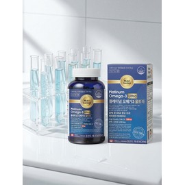 [Nutri Garden] Platinum Omega 3 180 capsules [6 months high content EPA+DHA 1200mg blood circulation, memory, neutral lipids manufactured in Canada] / [뉴트리가든] 플레티넘 오메가3 180캡슐[6개월고함량EPA+DHA 1200mg혈행,기억력,중성지질캐나다제조]
