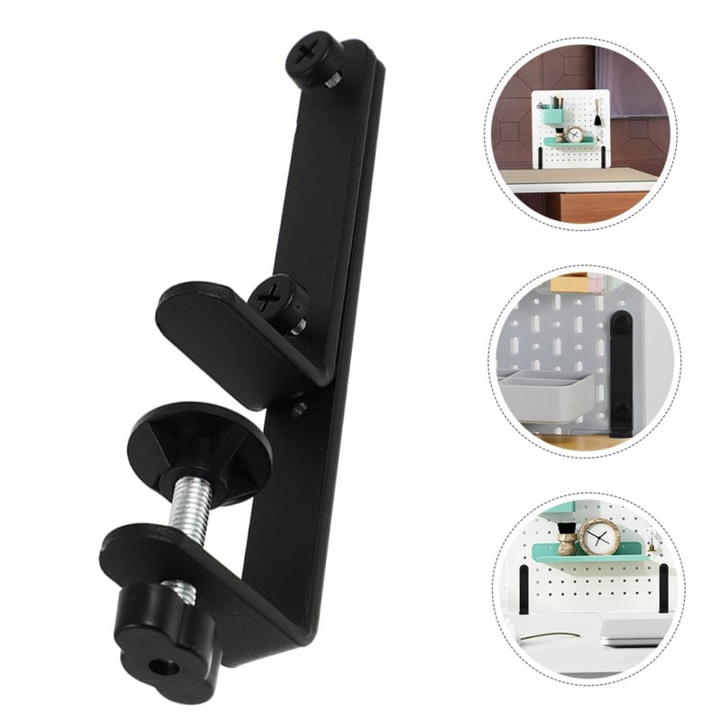Operitacx 2 Stück Desktop Ständerhalter Peg Board Ständer Pegboard Weiß