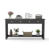 Table 59 Inch Entryway Table Long Console Table with 4