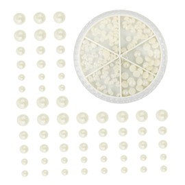 Vaguelly Mixed Pearl Nail Charms for DIY Nail Art Manicure Accessories Easy Application for Unique Designs for Home Use