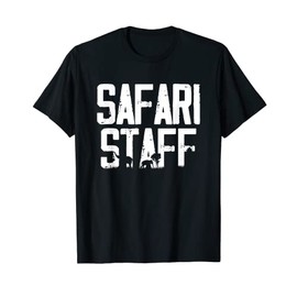 Safari Tour Guide African Safari Squad Zoo Safari Staff T-Shirt