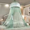 AIKASY Princess Bed Canopy for Girls – Double Layer Sheer