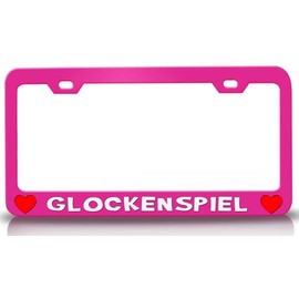 Custom Brother - Glockenspiel Musical Musician Metal Car SUV Truck License Plate Frame Pn h2