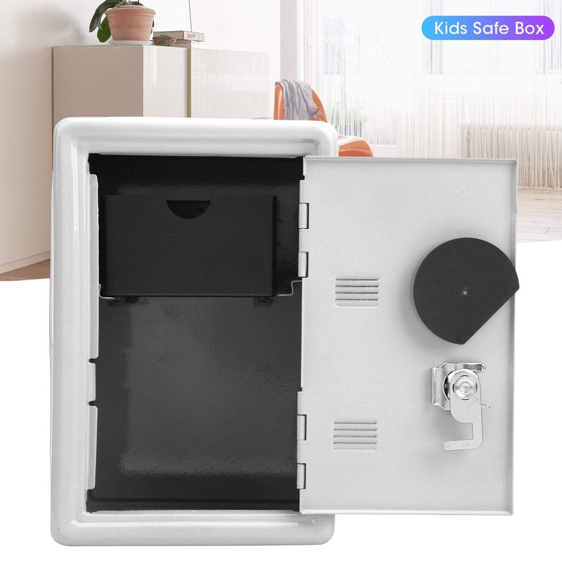 Kids Safe Box,Mini Key Storage Box,Children's Piggy Bank,Sturdy Iron Box,
