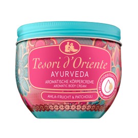 TESORI D'ORIENTE Ayurveda Body Cream, 300 ml, Aromatic Body Lotion with Amla Fruit and Patchouli, Moisturising Cream for Body Care, Wellness Ritual for Body & Senses