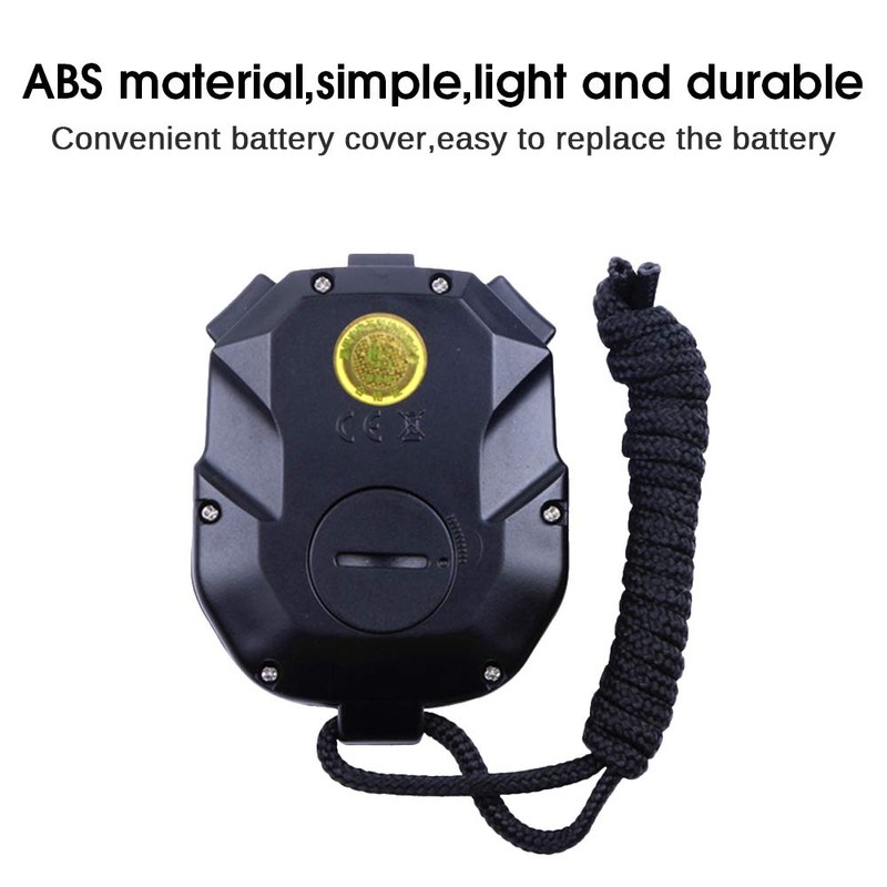 LAOPAO Stopwatch, 1/100 seconds Precision 60 Memories Large Display Daily